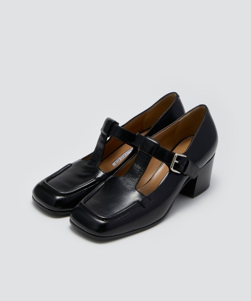 PELLICO パンプス MATILDA Tストラップ 5.0cm BLACK : ZOZOTOWN Yahoo