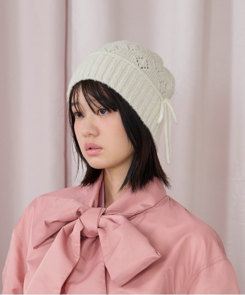 kaorinomori（カオリノモリ） ニット帽 ニットキャップ ラメルニット