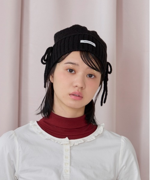 kaorinomori（カオリノモリ） ニット帽 ニットキャップ ラメルニット