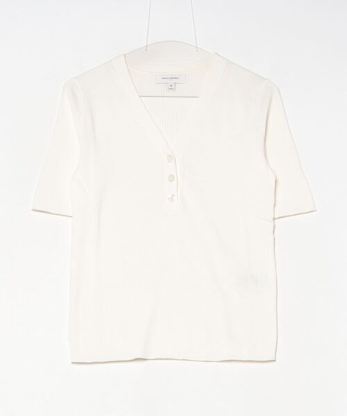 ニット セーター BANANA REPUBLIC FACTORY STORE　　リブ編み ヘンリートップ レディース BANANA REPUBLIC ニット セーター FACTORY STORE リブ編み