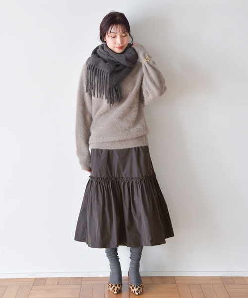 IENA 「IENA」 フレアスカート 34 ブルー レディース : ZOZOTOWN