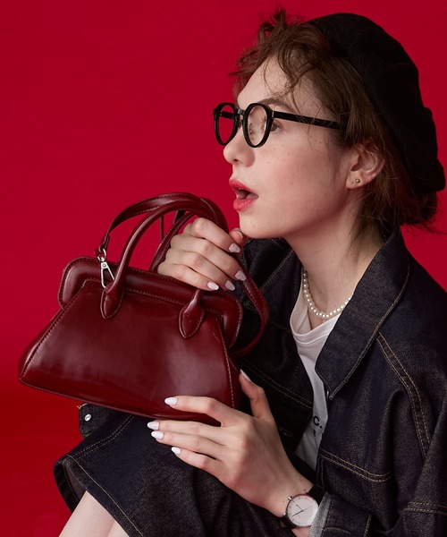 BONLECILL Marche ボストンバッグ 「BONLECILL Marche」がま口ボストン