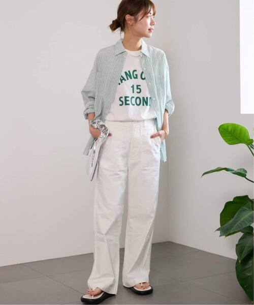 「JOURNAL STANDARD relume」 カーゴパンツ 36 ホワイト レディース
