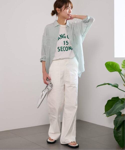 「JOURNAL STANDARD relume」 カーゴパンツ 36 ホワイト レディース