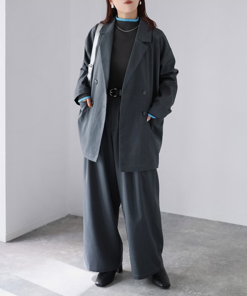 Riberry（リベリー） セットアップ ダブルジャケット+ワイドパンツ