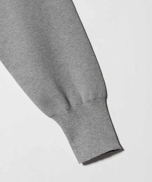 ATON（エイトン） ニット セーター 「ATON」ハーフジップ ポロニット