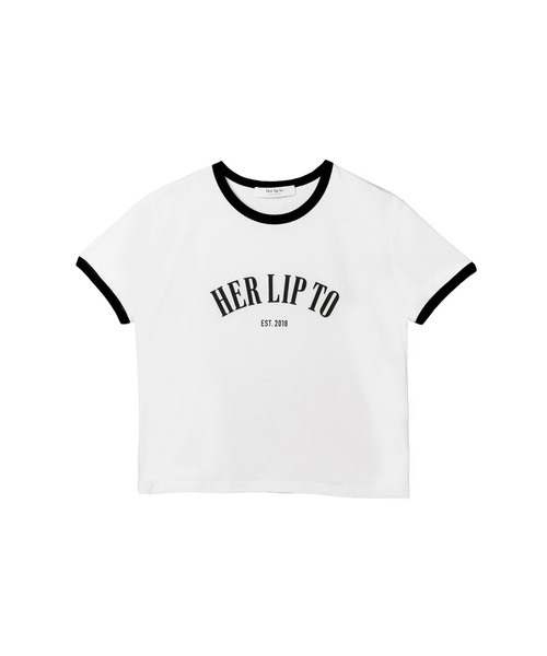 herlipto Urban Basic Ringer Tee 【新品未開封】 Her lip to tシャツ Urban Basic Ringer Tee レディース