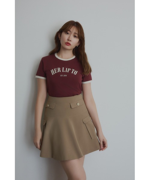 herlipto Urban Basic Ringer Tee 【新品未開封】 Her lip to tシャツ Urban Basic Ringer Tee レディース