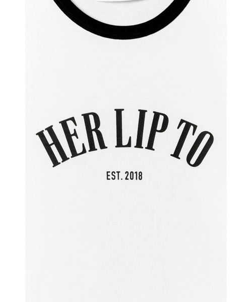 herlipto Urban Basic Ringer Tee 【新品未開封】 Her lip to tシャツ Urban Basic Ringer Tee レディース