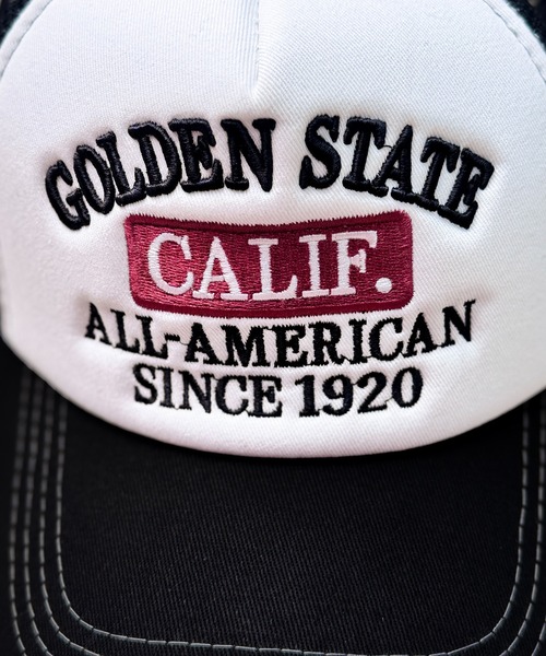 CALIFORNIA OUTFITTERS キャップ 帽子 7E19 CALIF ロゴメッシュ