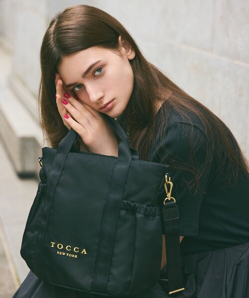 【タグ付き✨】トッカ　2way トート　リュック　ナイロン　バッグ　バック TOCCA 2wayトートバッグ タグ付き✨】トッカ 2way トート リュック