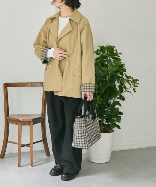 ear PAPILLONNER（イア パピヨネ） トートバッグ sampo×ear コラボ樹脂