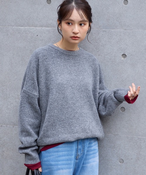 MONO-MART（モノマート） ニット セーター コクーン ミックスカラー