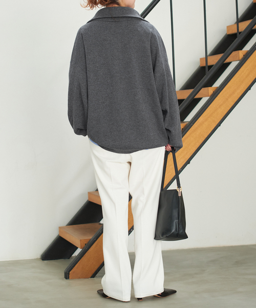 Spick and Span ミラノリブハーフジッププルオーバー ミラノリブハーフジッププルオーバー（ニット／セーター）｜Spick and