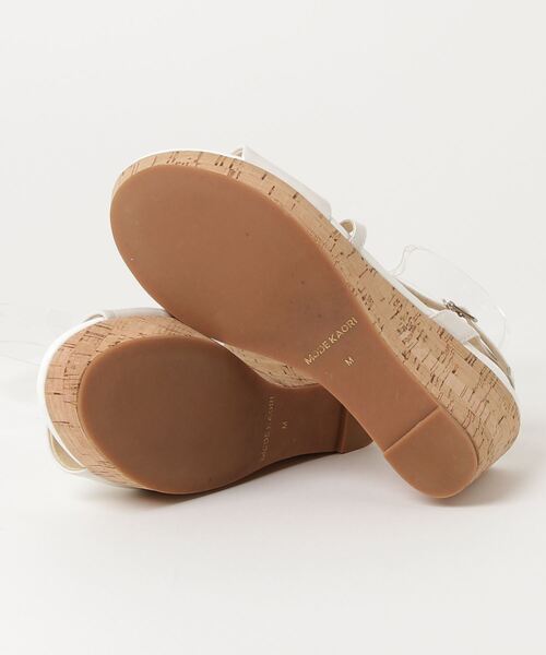 「MODE KAORI」 ヒールサンダル M ホワイト レディース_画像3