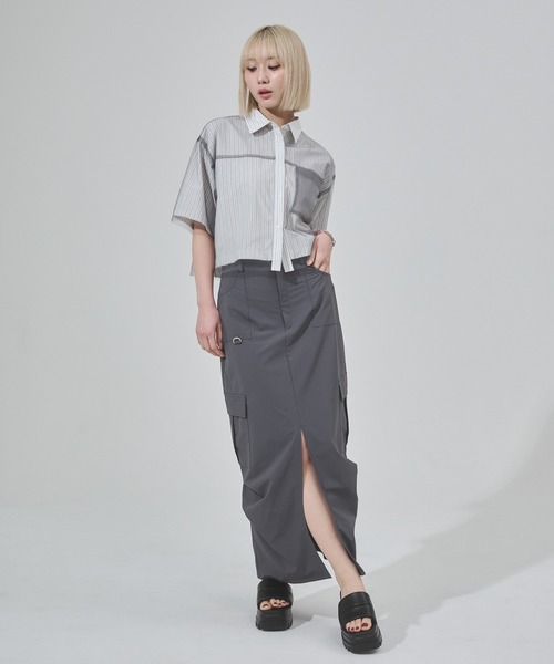 「ENVYM」 半袖シャツ FREE ホワイト レディース_画像5