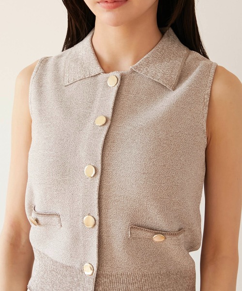新品 rus ルース POLO KNIT VEST ニットベスト Luan（ルアン） ベスト ジレ 「Luan」POLO KNIT VEST/ポロニットベスト