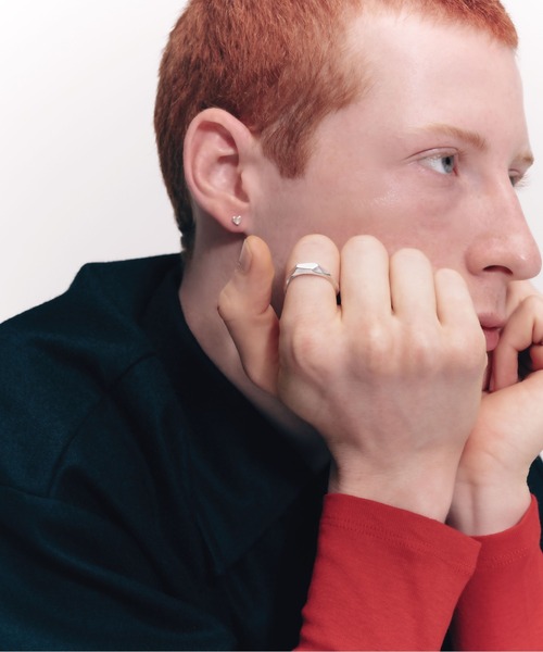 【美品】  No.217 リング 13.5号 デンマーク製 TEN. 指輪 リング SILVER925 チゼルリング(9~21号) レディース メンズ