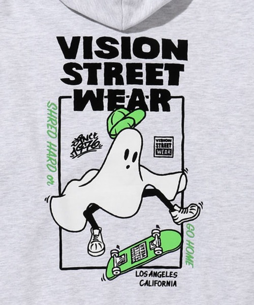 Zip hoodie vision street wear パーカー パーカー Ghost ZIP パーカー メンズ レディース