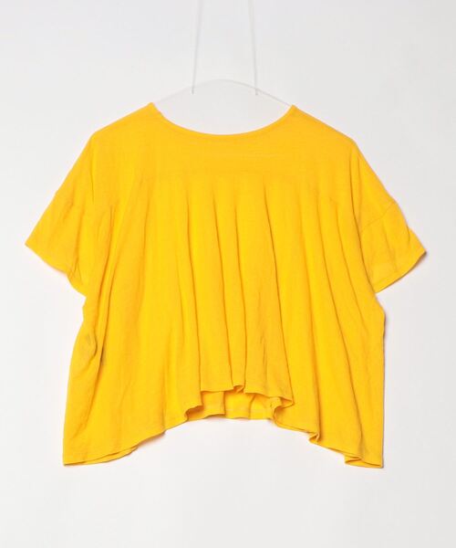 [Drawer] трикотаж с коротким рукавом 2 желтый женский 