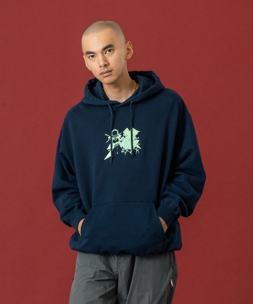 XLARGE（エクストラ ラージ） パーカー FLUORESCENT EMBROIDERED