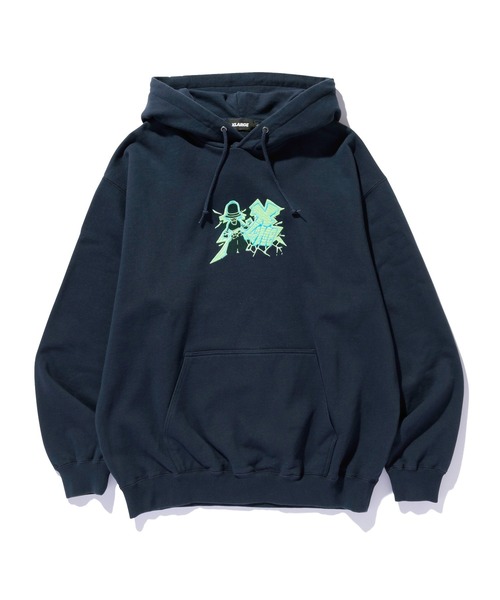 【xyz233商品】 XLARGE（エクストラ ラージ） パーカー FLUORESCENT EMBROIDERED