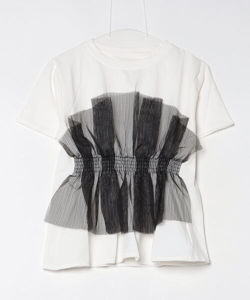 「THE YOn」 半袖カットソー FREE ホワイト レディース_画像2