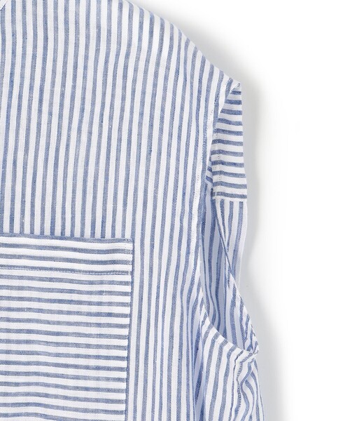 「23区」 半袖ワンピース 38 ブラウン レディース_画像3