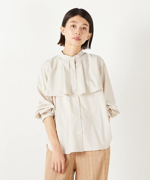 MELROSE claire（メルローズクレール） ブラウス シャツ 「エステル 
