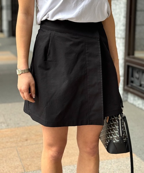 パンツ ツイルラップショートパンツ「低身長・小柄女性向け」 レディース_1