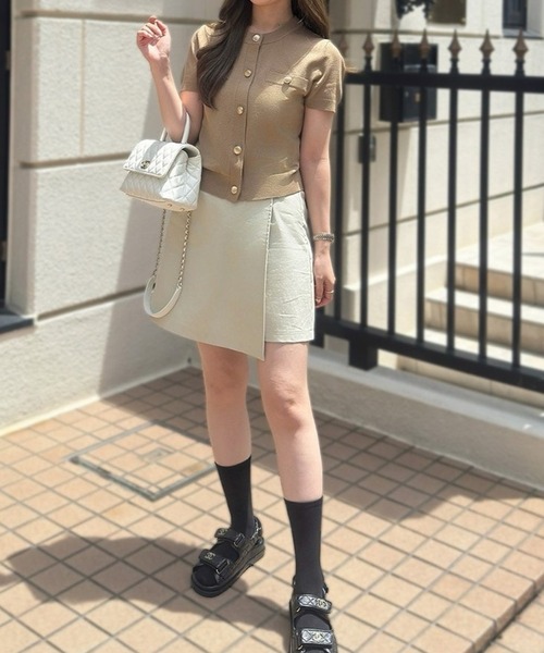 パンツ ツイルラップショートパンツ「低身長・小柄女性向け」 レディース_8