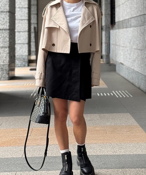 パンツ ツイルラップショートパンツ「低身長・小柄女性向け」 レディース_10