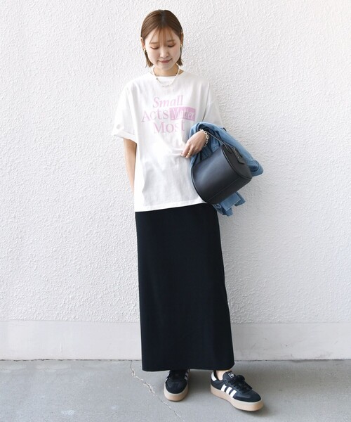 「+81BRANCA」 半袖Tシャツ ONE SIZE ベージュ レディース_画像2