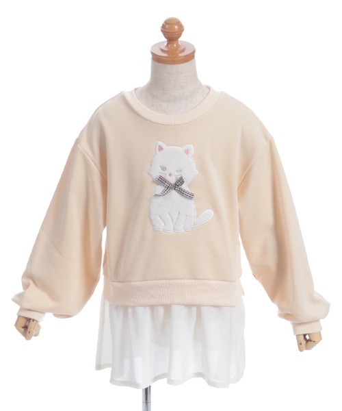 ちゃむ axes femme（アクシーズ ファム） tシャツ もふもふキャットトレーナー