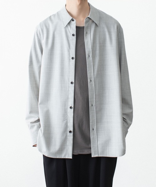 【MD.GRAY】トロ パンチング シャツ BEAUTY&YOUTH UNITED ARROWS - 【MD.GRAY】トロ パンチング シャツの