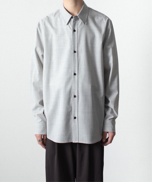 ATTACHMENT（アタッチメント） シャツ WO/TA ストレッチトロ L/S SHIRT