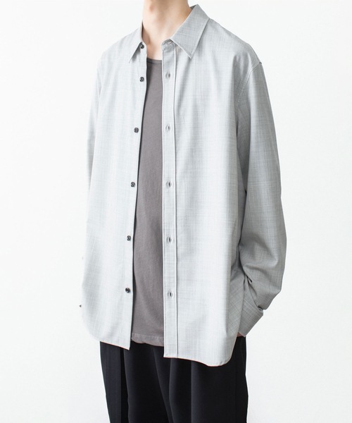 ATTACHMENT（アタッチメント） シャツ WO/TA ストレッチトロ L/S SHIRT