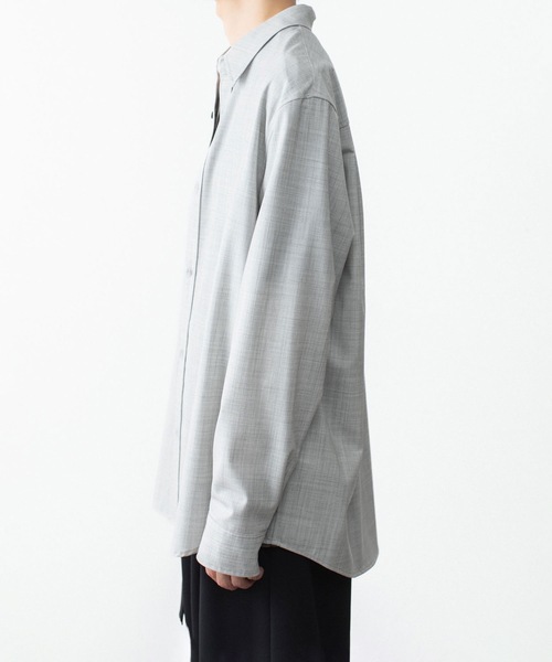 ATTACHMENT（アタッチメント） シャツ WO/TA ストレッチトロ L/S SHIRT