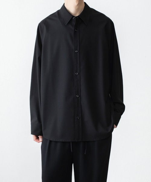 ATTACHMENT（アタッチメント） シャツ WO/TA ストレッチトロ L/S SHIRT