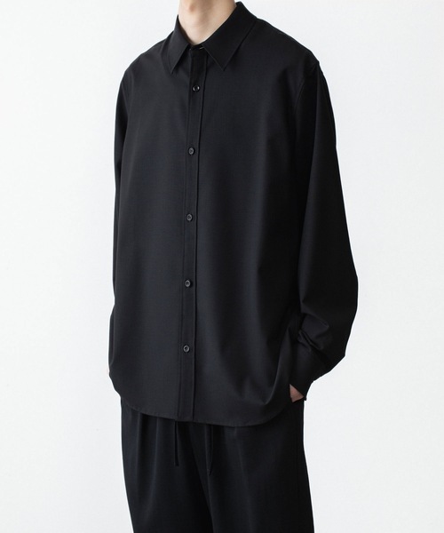 ATTACHMENT（アタッチメント） シャツ WO/TA ストレッチトロ L/S SHIRT