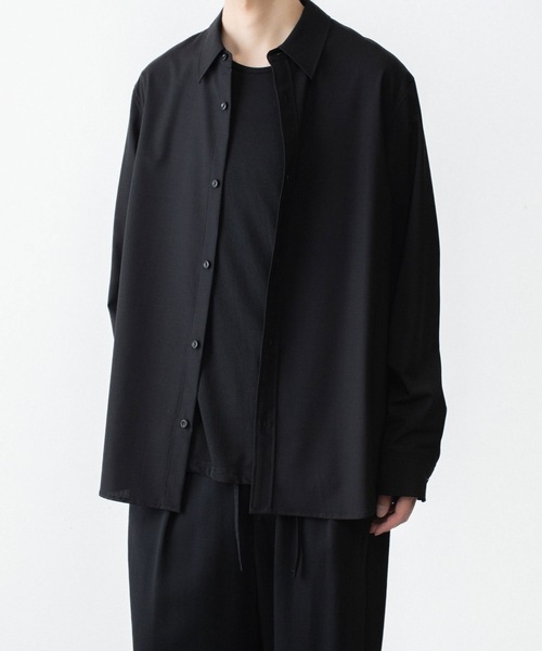 ATTACHMENT（アタッチメント） シャツ WO/TA ストレッチトロ L/S SHIRT