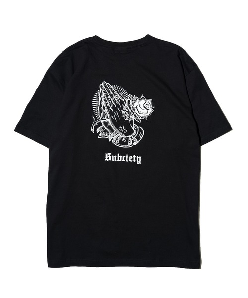 「Subciety」 半袖Tシャツ LARGE ホワイト メンズ_画像4