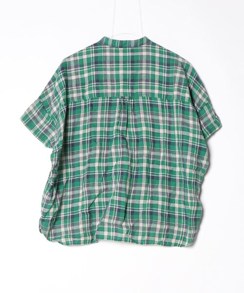「BEAMS BOY」 半袖ブラウス ONE SIZE グリーン レディース_画像2