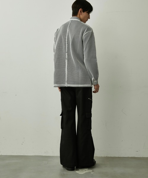 BLANK HOTEL カーゴパンツ Side Zip Flare Cargo Pants / サイドジップ