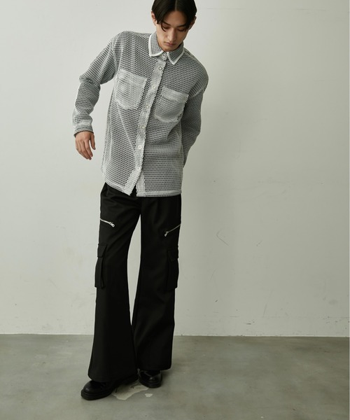 パンツ zip flare cargo pants glamb（グラム） カーゴパンツ Zip Flare Cargo Pants / ジップフレア