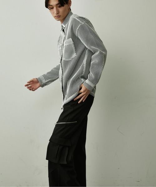 BLANK HOTEL カーゴパンツ Side Zip Flare Cargo Pants / サイドジップ