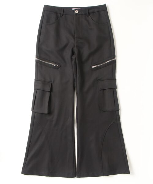 BLANK HOTEL カーゴパンツ Side Zip Flare Cargo Pants / サイドジップ
