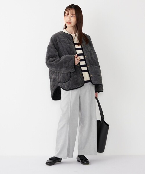 SHIPS リバーシブル　キルティング　ファー　コート　今期商品 SHIPS Colors（シップスカラーズ） コート アウター SHIPS Colors