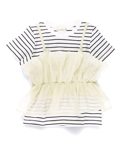 「branshes」 「KIDS」キャミソールブラウス 110 オフホワイト キッズ_画像7