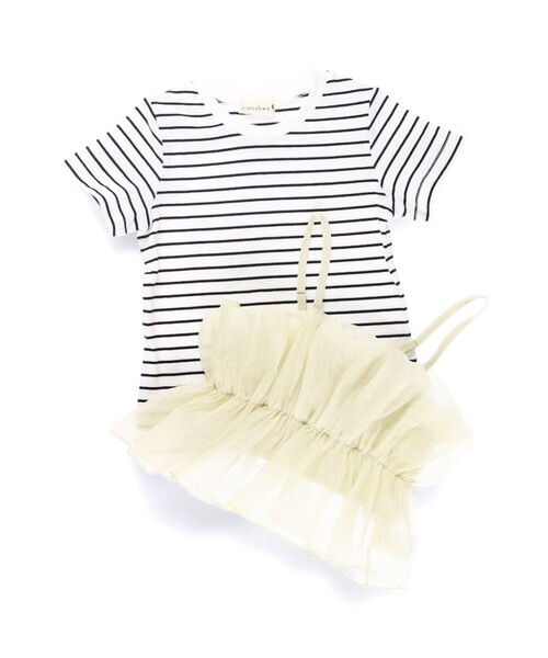 「branshes」 「KIDS」キャミソールブラウス 110 オフホワイト キッズ_画像8